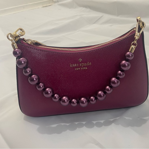 Kate Spade Madison Faux Pearl Medium Convertible Crossbody - NWT 💖✨ - Picture 1 of 13